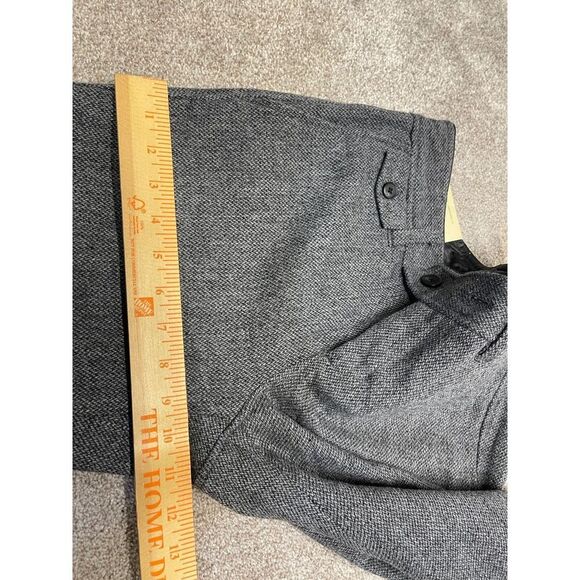 Eddie Bauer Vashon fit trouser womens 6  twill vashn gray wool blend nwt - Picture 4 of 12